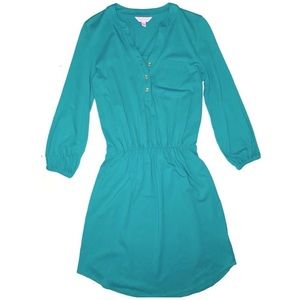 Lily Pulitzer • Beckett dress teal turquoise XS